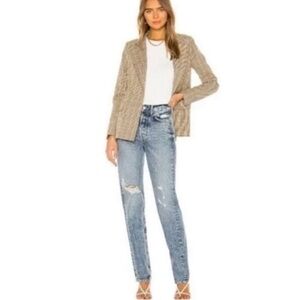 GRLFRND The Mica Straight Leg High Rise Jeans Size 25
